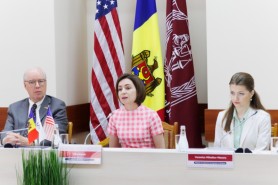 Maia Sandu susține că aderarea Moldovei la UE depinde, în primul rând, de succesul reformei justiției